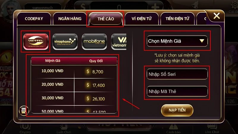 Điều kiện nạp tiền Sunwin được cổng game nêu rõ ràng Điều kiện nạp tiền Sunwin được cổng game nêu rõ ràng