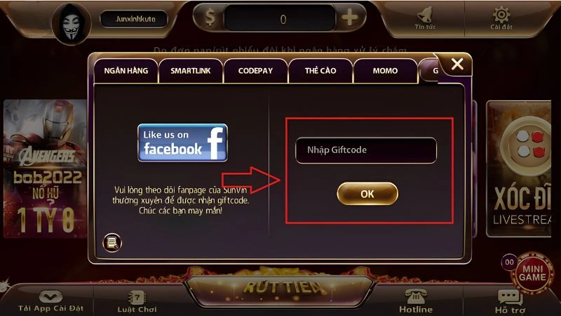 Sunwin Giftcode hỗ trợ thành viên mới làm quen game, tính năng lúc mới bắt đầu Sunwin Giftcode hỗ trợ thành viên mới làm quen game, tính năng lúc mới bắt đầu